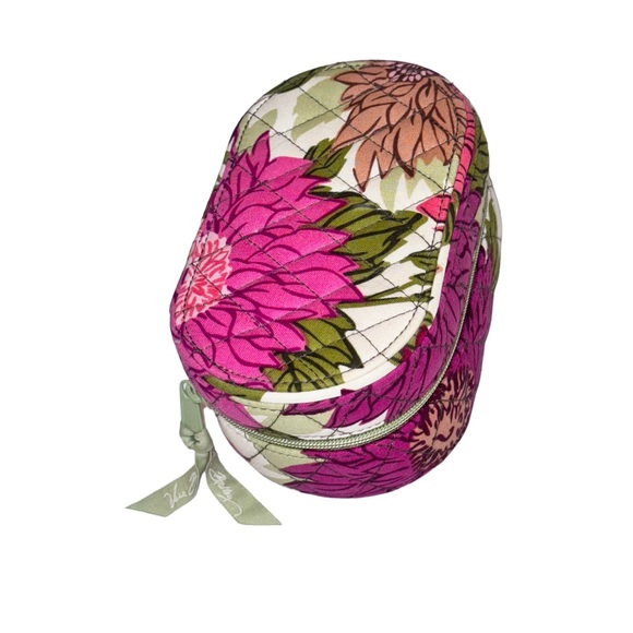 💥FINAL VERA BRADLEY jewelry zip travel case hard luggage shell - Picture 6 of 8